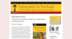 Desktop Screenshot of eatingwellontheroad.com
