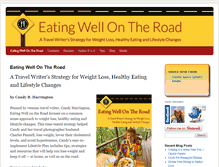 Tablet Screenshot of eatingwellontheroad.com